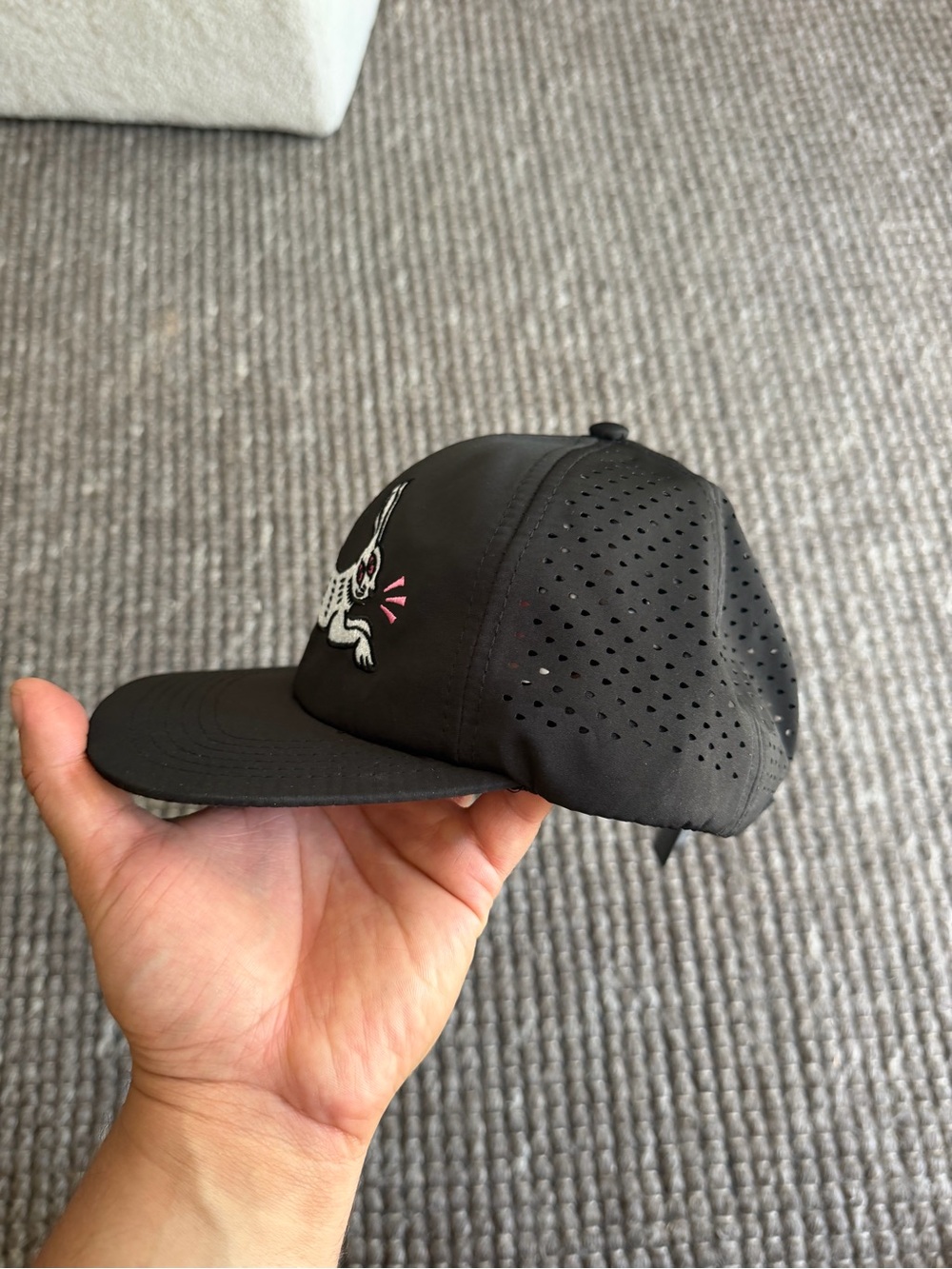 Rnnr Jack Rabbit Crew Hat Running Athletic Cap - Picture 4 of 12